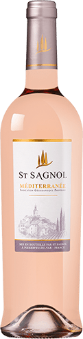 Bouteille de vin rose — IGP(2) VIN ROSÉ MÉDITERRANÉE ST SAGNOL