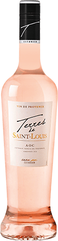 Bouteille de vin rose — AOP(1) VIN ROSÉ COTEAUX VAROIS EN PROVENCE TERRES DE SAINT-LOUIS
