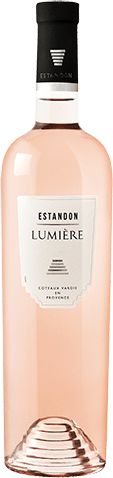 Bouteille de vin rose — AOP(1) VIN ROSÉ COTEAUX VAROIS EN PROVENCE ESTANDON LUMIÈRE