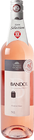 Bouteille de vin rose — AOP(1) VIN ROSÉ BANDOL* TERRES OCRÉES