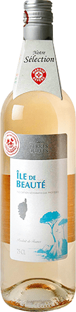 Bouteille de vin rosé IGP Vin Rosé Île De Beauté « Terres Ocrées », millésime 2025/2026 — vignoble Provence & Corse