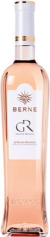 Bouteille de vin rose — AOP(1) VIN ROSÉ CÔTES DE PROVENCE GRANDE RÉCOLTE BERNE