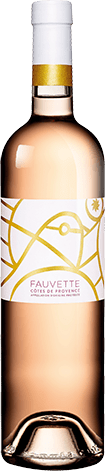 Bouteille de vin rose — AOP(1) VIN ROSÉ CÔTES DE PROVENCE FAUVETTE