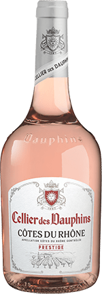 Bouteille de vin rose — AOP(1) VIN ROSÉ CÔTES DU RHÔNE PRESTIGE CELLIER DES DAUPHINS