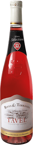 Bouteille de vin rose — AOP(1) VIN ROSÉ TAVEL RIVES & TERRASSES