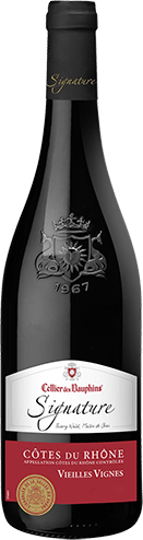 Bouteille de vin rouge — AOC(3) VIN ROUGE CÔTES DU RHÔNE SIGNATURE