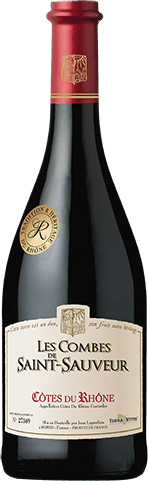 Bouteille de vin rouge — AOP(1) VIN ROUGE CÔTES DU RHÔNE LES COMBES DE SAINT-SAUVEUR