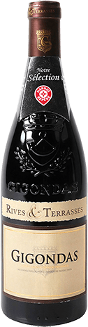 Bouteille de vin rouge — AOP(1) VIN ROUGE GIGONDAS RIVES & TERRASSES