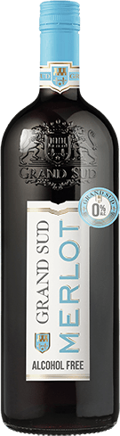 Bouteille de vin gris — IGP(2) PAYS D’OC MERLOT SANS ALCOOL GRAND SUD