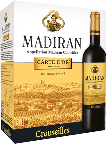 Bouteille de vin rouge — AOP(1) VIN ROUGE MADIRAN CARTE D’OR