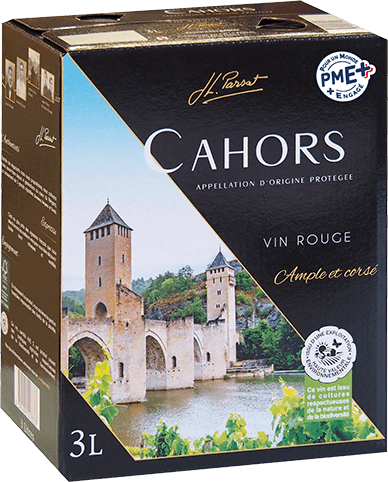 Bouteille de vin rouge — AOP(1) VIN ROUGE CAHORS* JL. PARSAT