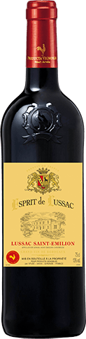 Bouteille de vin rouge — AOP(1) VIN ROUGE LUSSAC SAINT ÉMILION ESPRIT DE LUSSAC