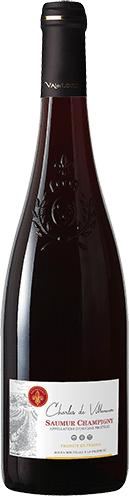 Bouteille de vin rouge AOP Vin Rouge Saumur Champigny « Charles De Villeneuve », millésime 2025/2026 — vignoble Loire