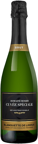 Bouteille de vin effervescent AOP Blanquette De Limoux Spéciale Brut « Domaine Rosier », millésime 2025/2026
