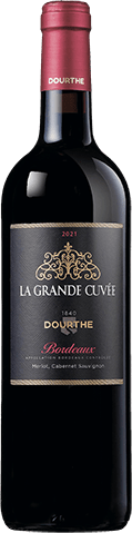 Bouteille de vin rouge — AOC(3) VIN ROUGE BORDEAUX DOURTHE LA GRANDE CUVÉE