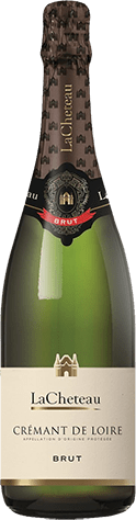 Bouteille de vin effervescent AOP Crémant De Loire Brut « Lacheteau », millésime 2025/2026