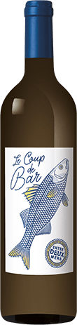 Bouteille de vin blanc — AOC(3) VIN BLANC BORDEAUX ENTRE-DEUX-MERS LE COUP DE BAR TERRE DE VIGNERONS