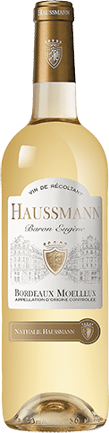 Bouteille de vin blanc — AOC(3) VIN BLANC BORDEAUX MOELLEUX BARON EUGÈNE