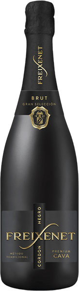 Bouteille de vin effervescent Cordon Negro Cava « Freixenet », millésime 2026